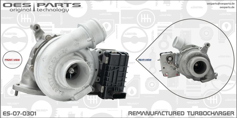 OES PARTS Kompresors, Turbopūte ES-07-0301